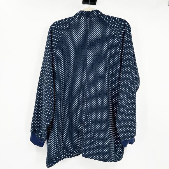 Faze Apparel Mens Polka Dot Wool Blend Button Up‎ Shirt Jacket Shacket Size L - Picture 6 of 6